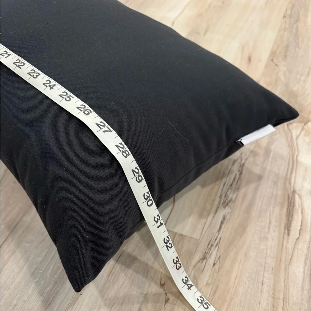 Rae Dunn Black Decorative Pillow “enter if you dare”